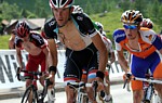 Frank Schleck pendant la sixime tape du Tour de Suisse 2011